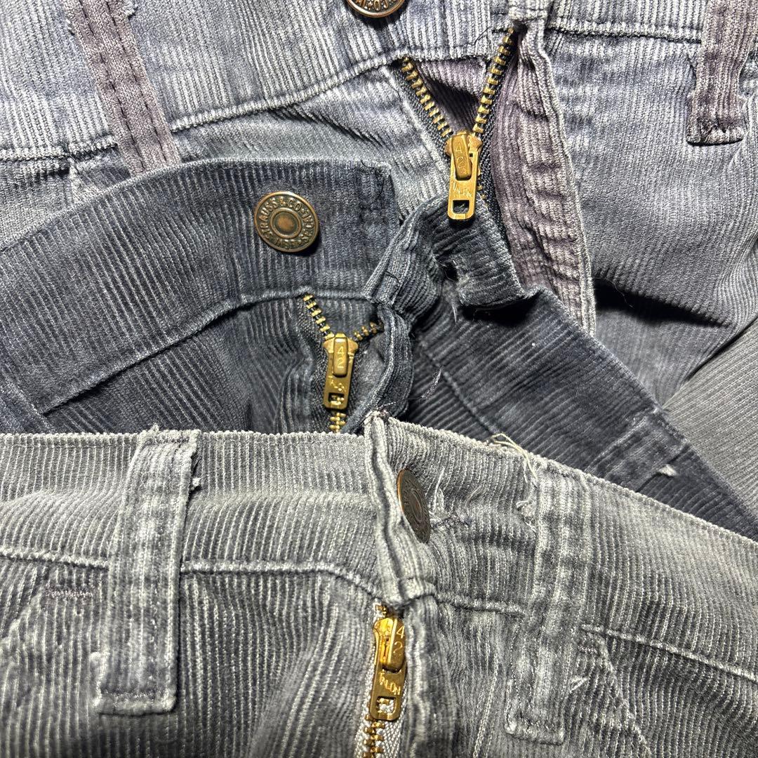 80s Levi's 519 コーデュロイパンツ 3本セット 42Talon