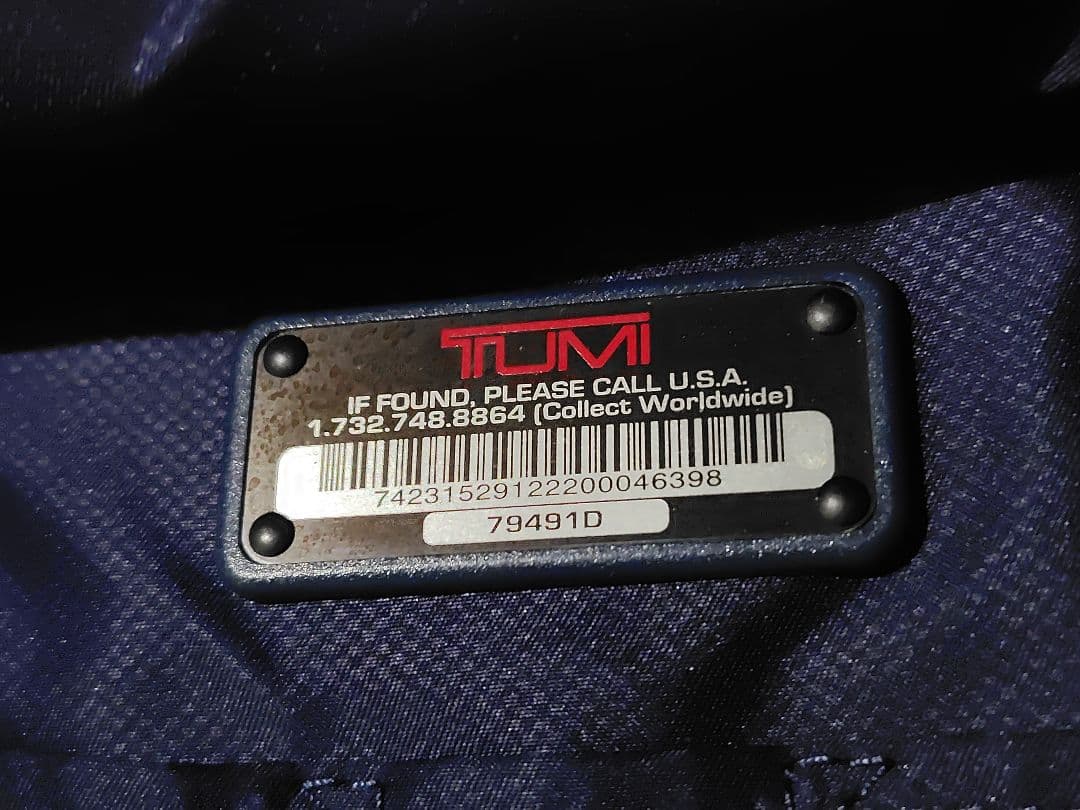 美品　TUMI　トゥミ　シンクレア　ハーロウ　バックパック　リュック79491D