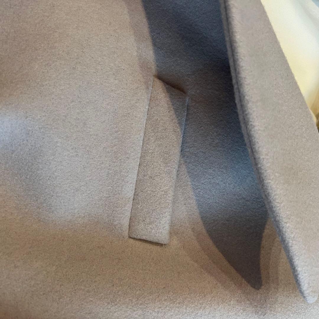 mm6 MM6 ダブルブレスト ロングコート 36 グレー アウター - メルカリ