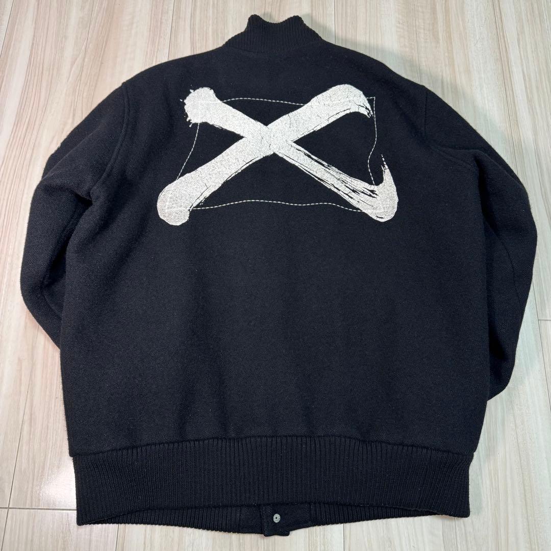 【タツヤ】GDC スタジャン L 黒 ウール100% 身幅広め アーカイブ