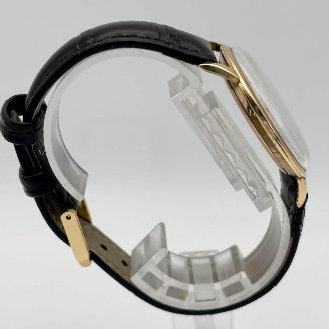 【稼働品】SEIKO／ゴールドフェザー 14K 手巻き 25石 メンズ腕時計