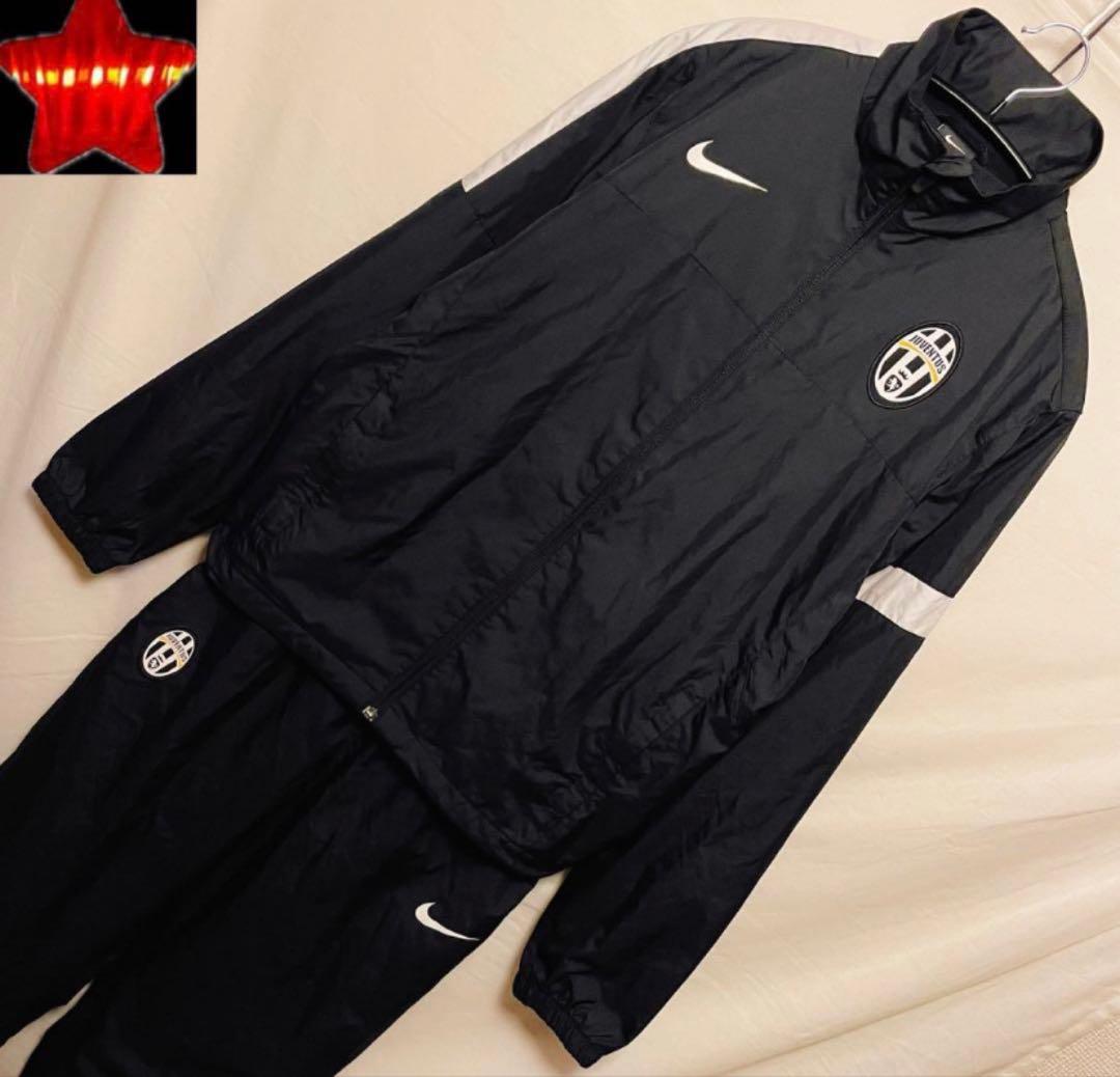 NIKE Juventus ユベントス ナイロン ジャケット ブラック XL