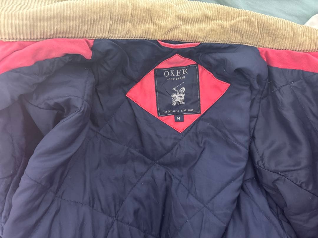 ファイヤーマンジャケット風 中綿ジャケット M レッド ヴィンテージ