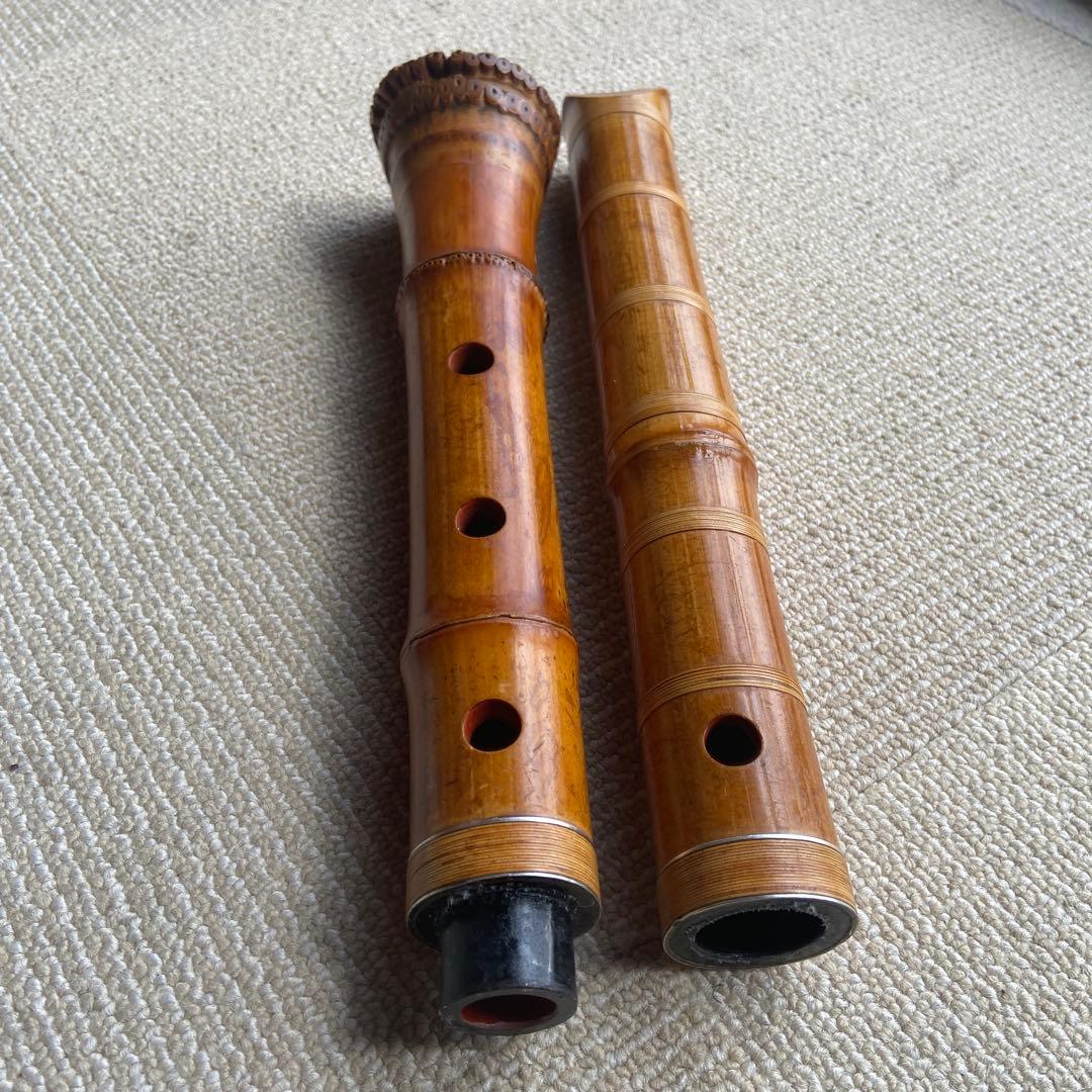 竹製 尺ハ204 一尺八寸管　精華銘