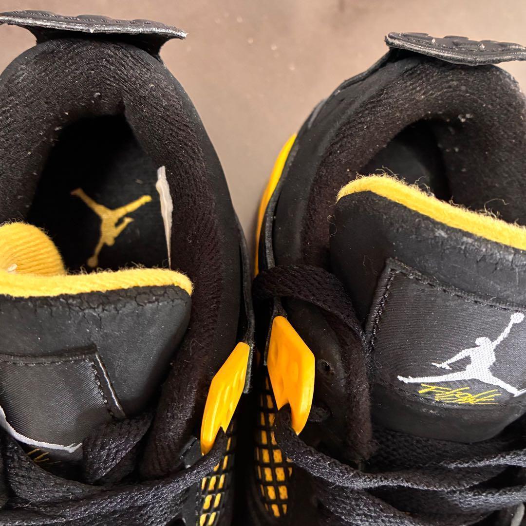 ナイキ GS エアジョーダン4 レトロ \"サンダー\"(2023) F1097