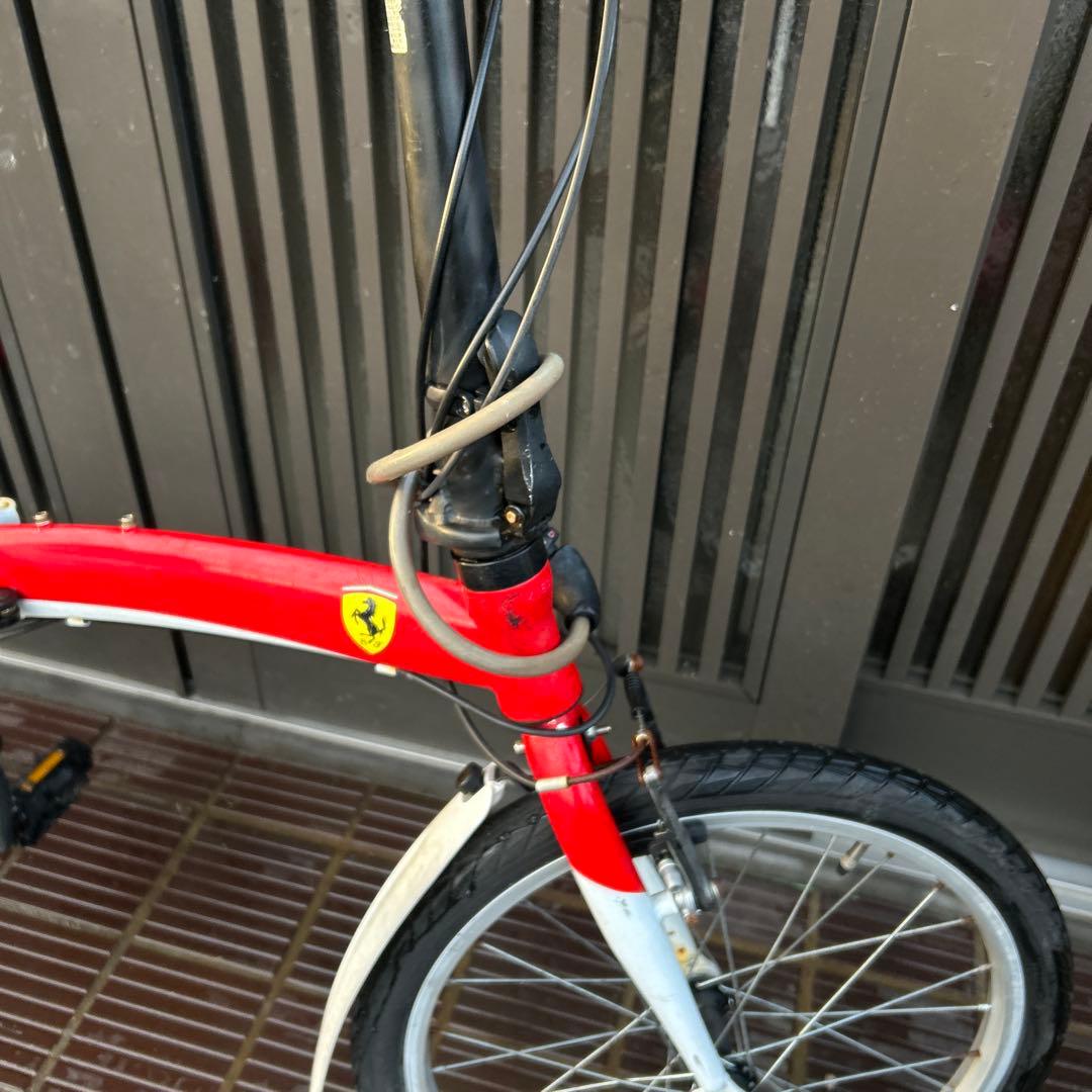 Ferrari(フェラーリ) レッド 折りたたみ自転車 20インチ シマノ7速