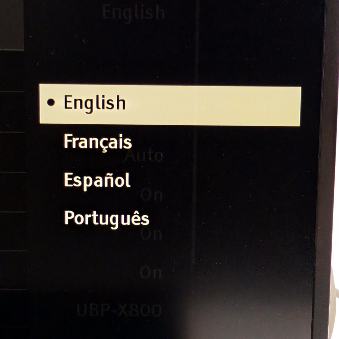 SONY 4K ULTRA HD BDプレーヤー UBP-X800 北米仕様