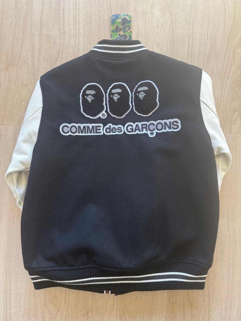 新品 A BATHING APE × CDG 大阪5周年限定 スタジャン