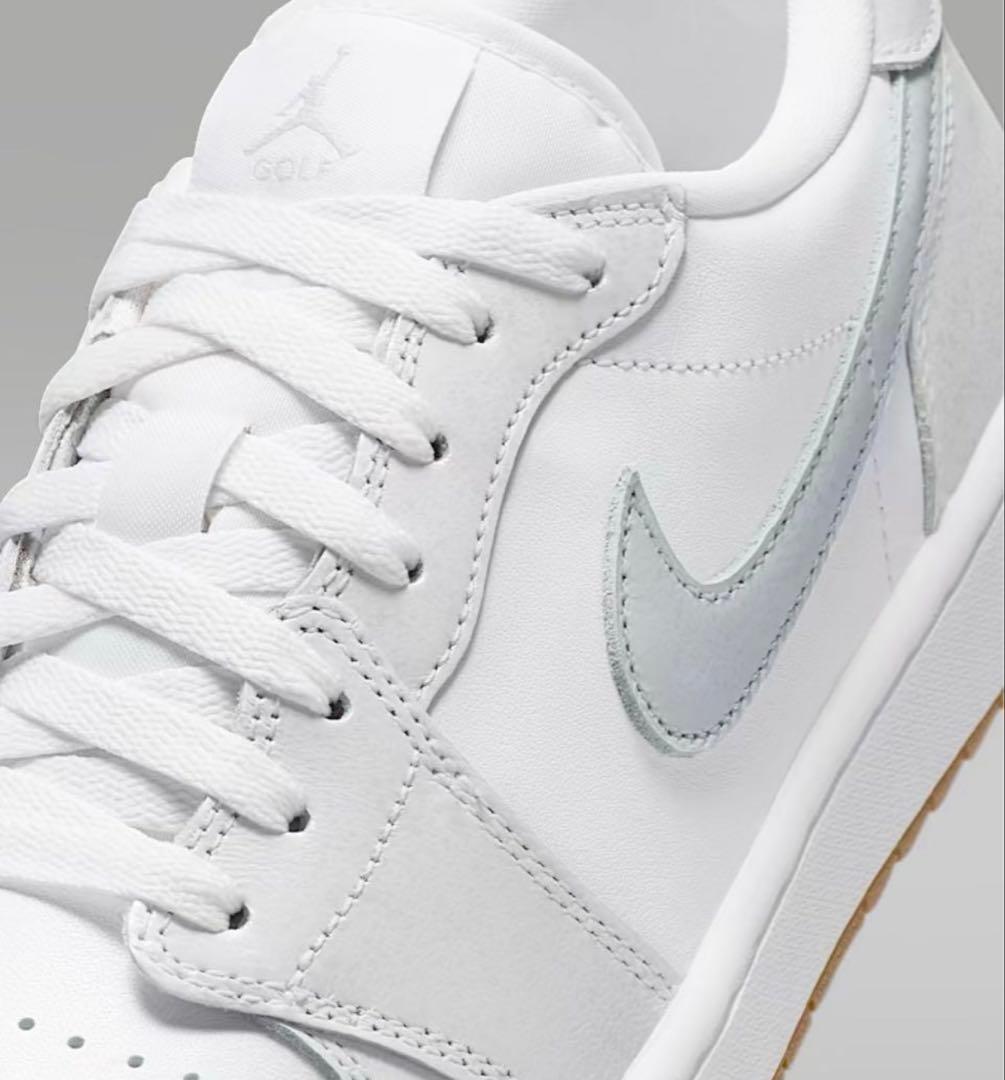 ゴルフシューズ　Nike Air Jordan 1 Low ホワイト/グレー