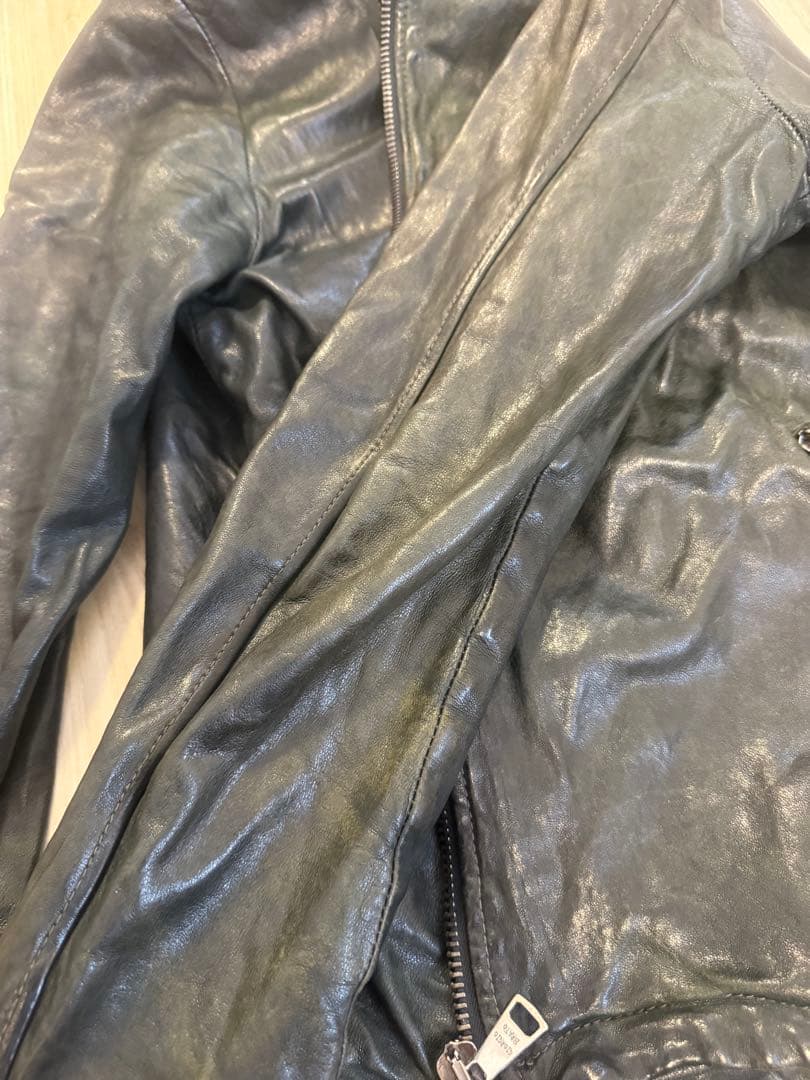 ジョルジオブラッド　ブラックレザージャケット