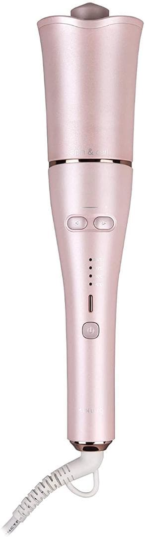 【新品未開封】KINUJO オートカールヘアアイロン (ピンク色)
