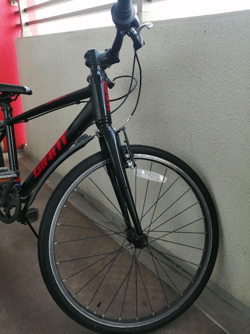 【岡山県】引取限定　ジャイアント　エスケープジュニア 24インチ 黒 自転車本体