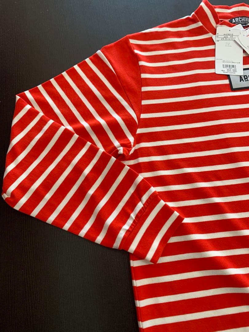 ARCHIVIO【新品未使用、タグ付き】ハイネックプルオーバーシャツ