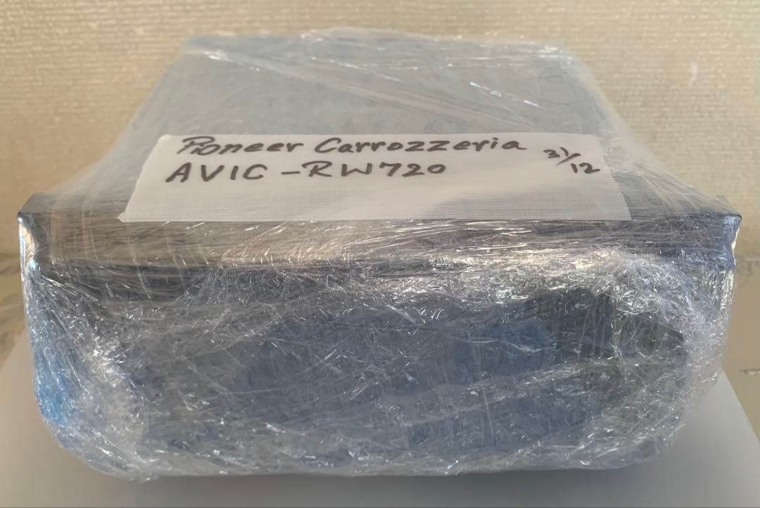 carrozzeria AVIC-RW720み地図データ2022年11月版。