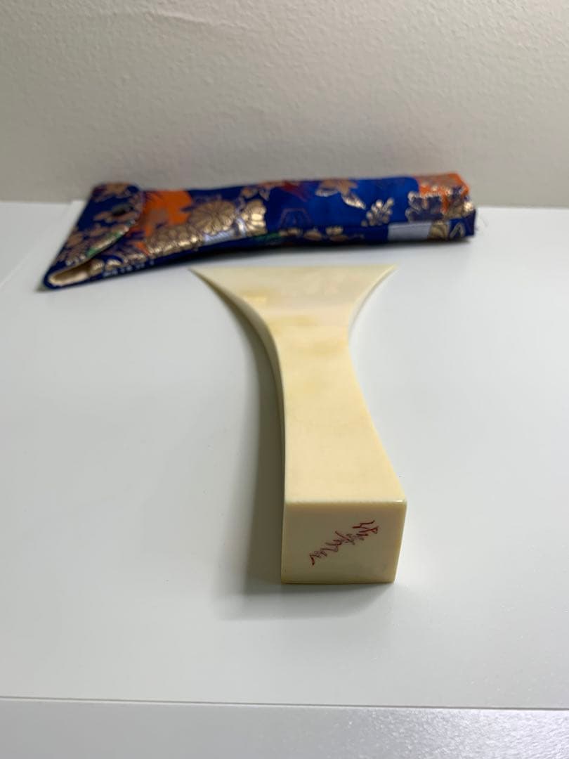 sak0403専用 三味線 天然素材の高級バチ マンモス 牙 中古品