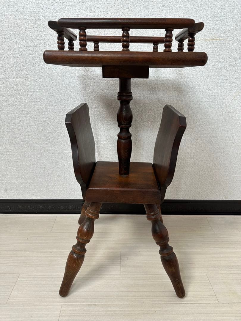 飛騨産業 キツツキ アンティーク サイドテーブル 飾り棚 花台 リビング i4※