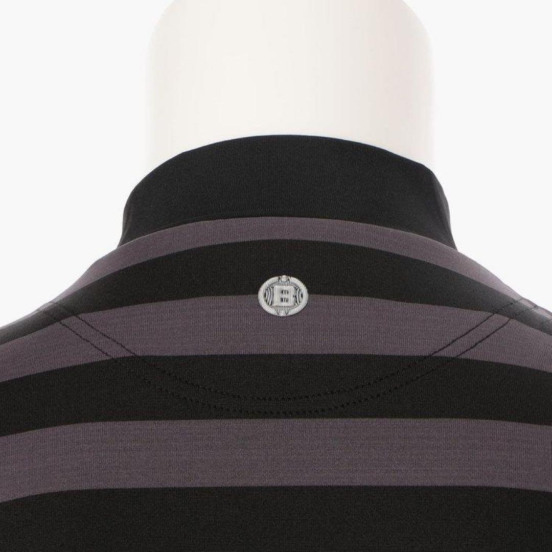 【新品・タグ付き】BRIEFING メンズ モックネック ネオン ボーダー M