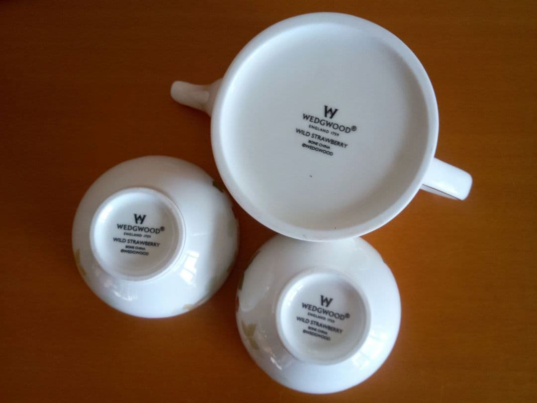 ウェッジウッド ワイルドストロベリー ジャパニーズティーセット