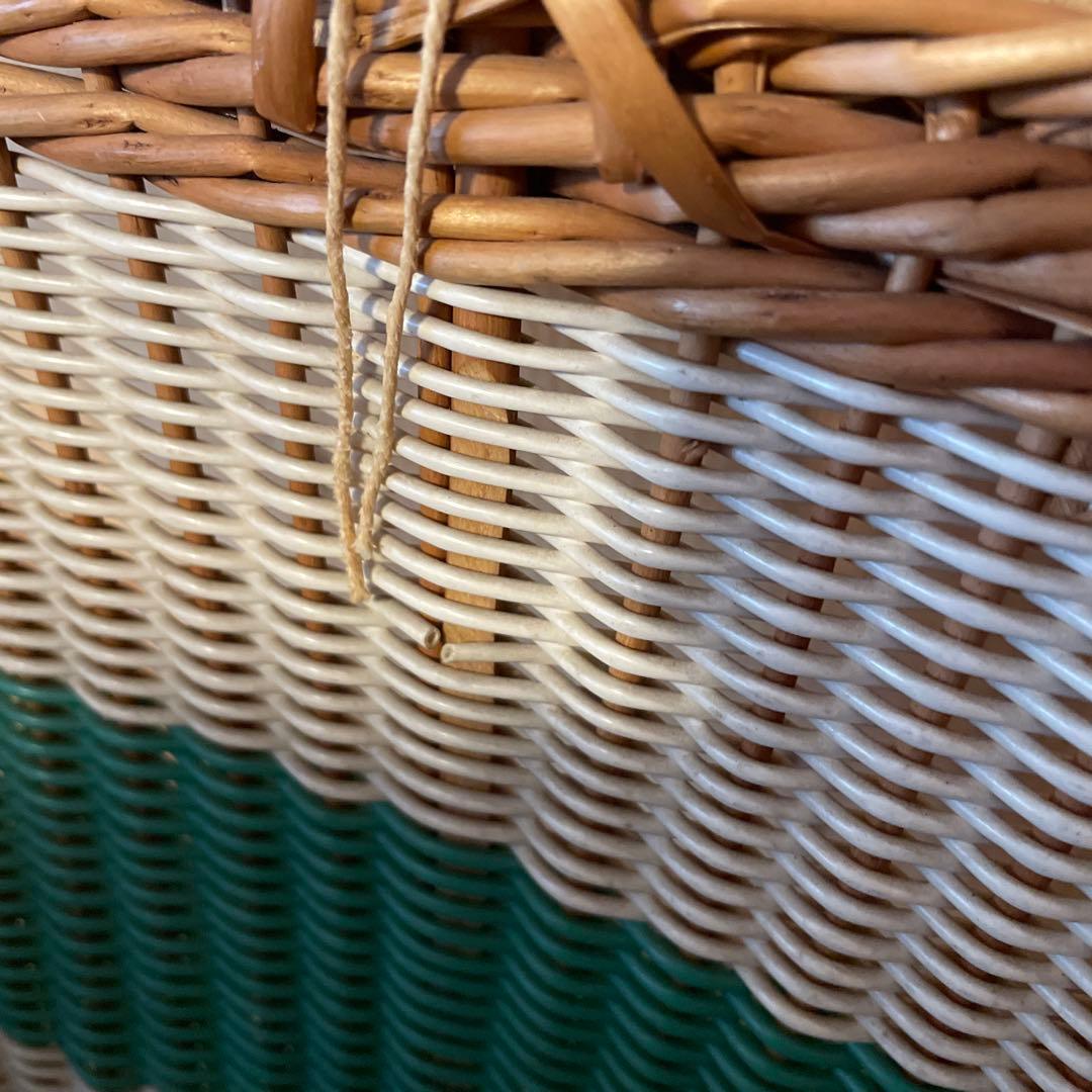 アンティーク　バスケット