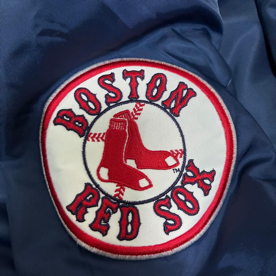 NEW ERA ブルゾン　RED SOX スタジャン ネイビー　MLB 韓国企画