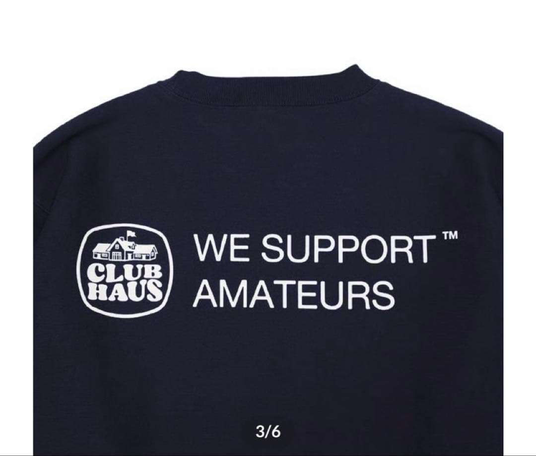 新品CLUBHAUS “The Crew” Crewneck - Navy XL