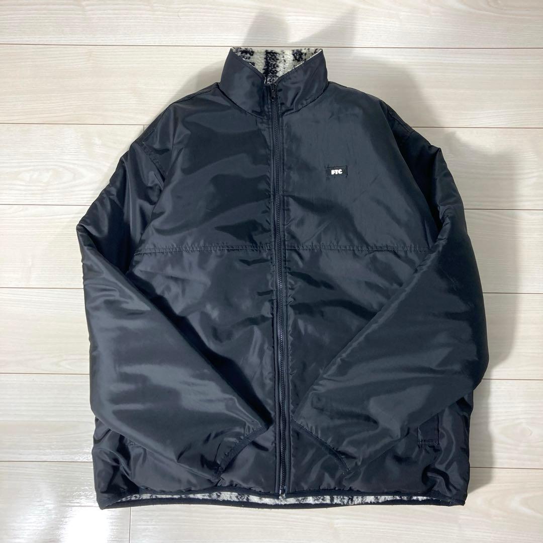 希少XL】FTC エフティーシー ペイズリー リバーシブル ボアジャケット