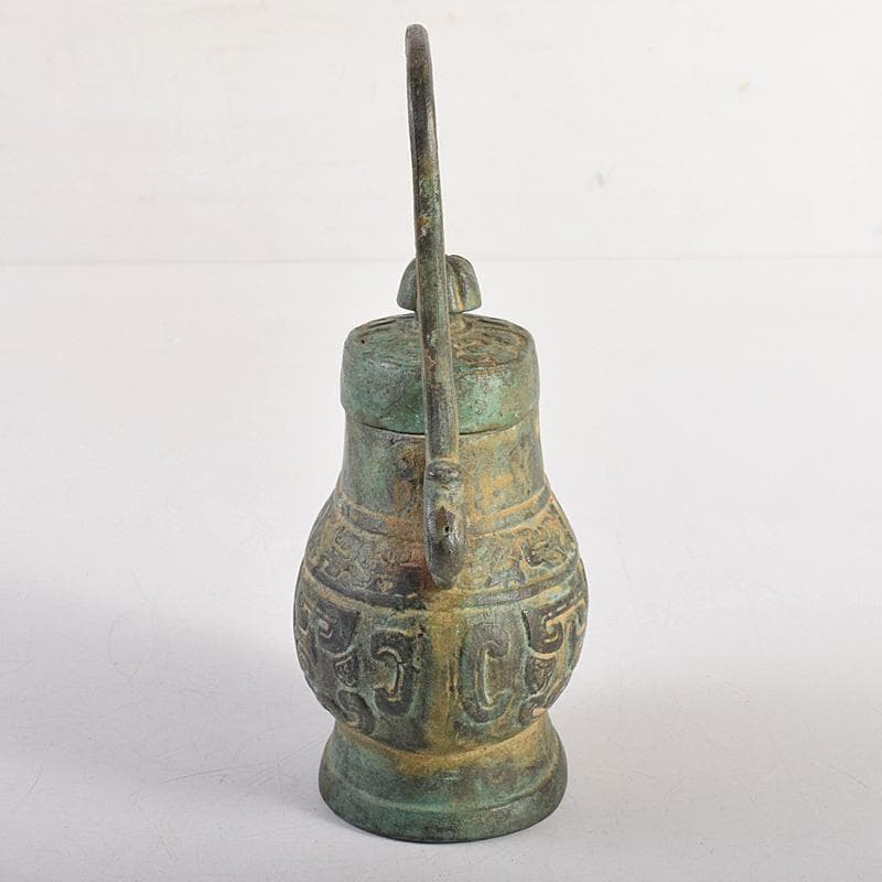 中国 古銅青銅 饕餮文 香炉 M R8784