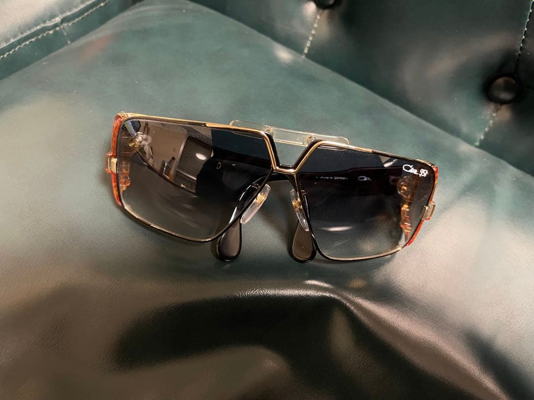 定価8万‼︎Cazal レジェンド951 サングラス クリア/ゴールド美品