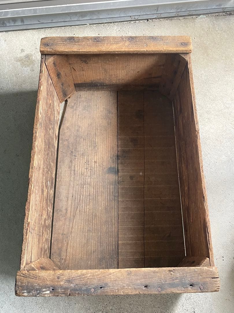 ビンテージ/USA製/アドバタイジング/ウッドボックス/ケース/木箱/店舗什器②