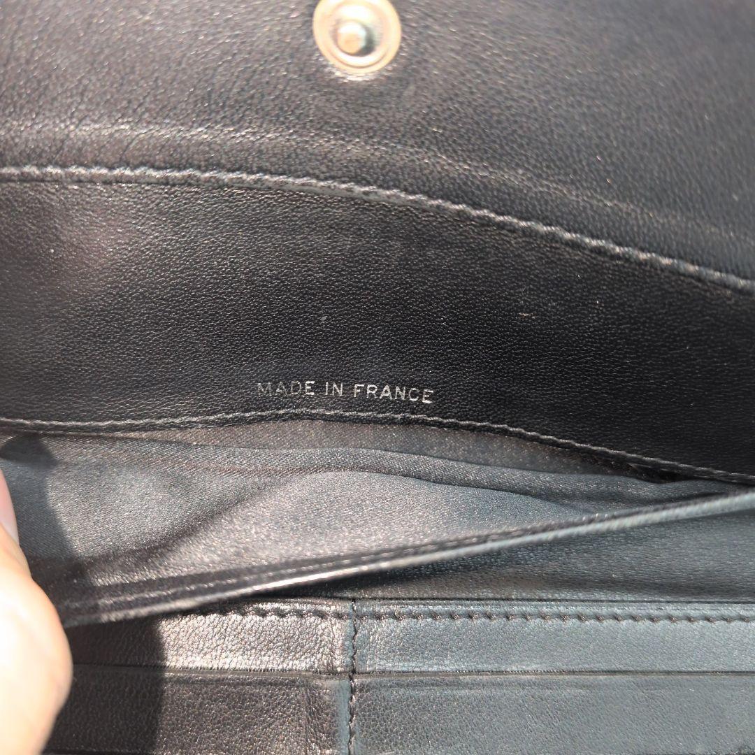 【美品】シャネル 長財布 ニュートラベルライン ナイロンジャガード ココマーク