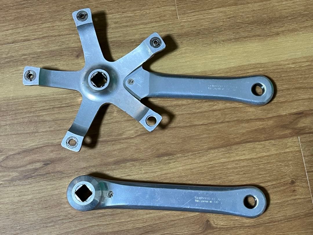 シマノFC-7600 DURA-ACE ピストクランク　NJS 170mm