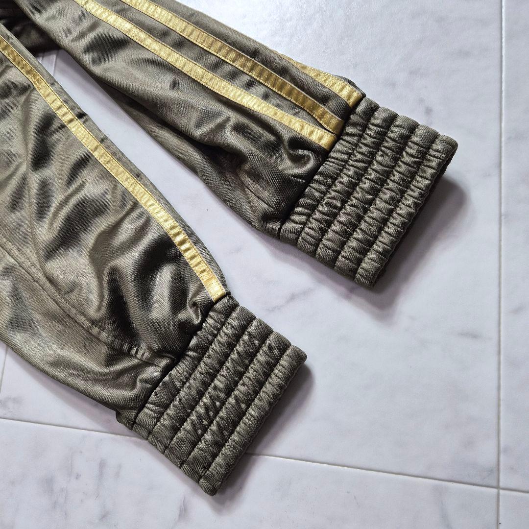 adidas コーティングジャージ セットアップ カーキ L