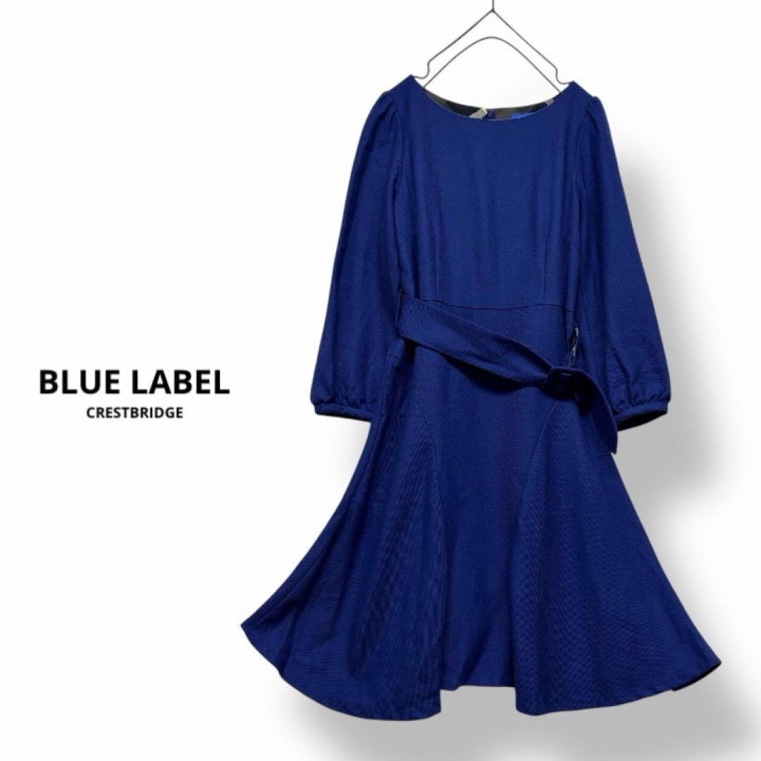 BLUE LABEL CRESTBRIDGE ウールワンピース 38 - メルカリ