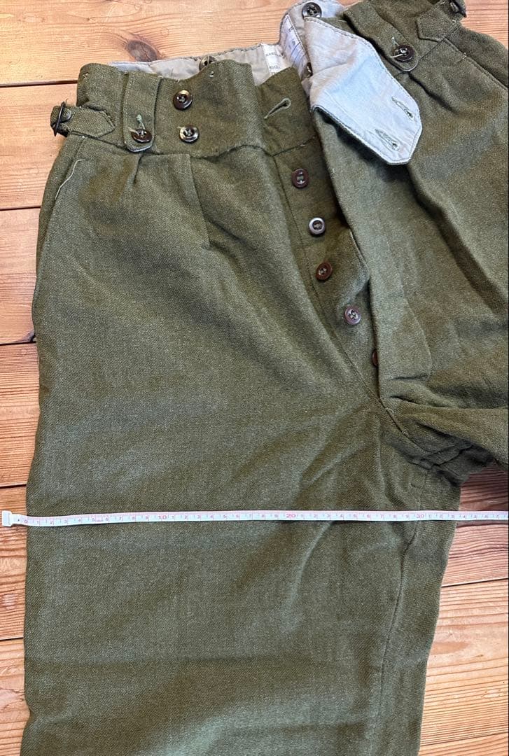 【W40cm】50年代 オーストラリア軍 ウール グルカパンツ ミリタリーパンツ