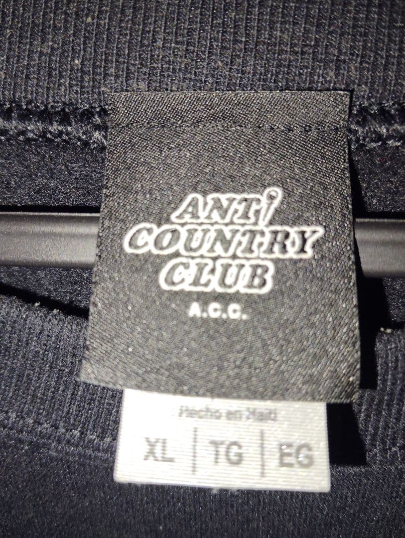 お買い得‼️ANTI COUNTRY CLUB XL ブラック スウェット