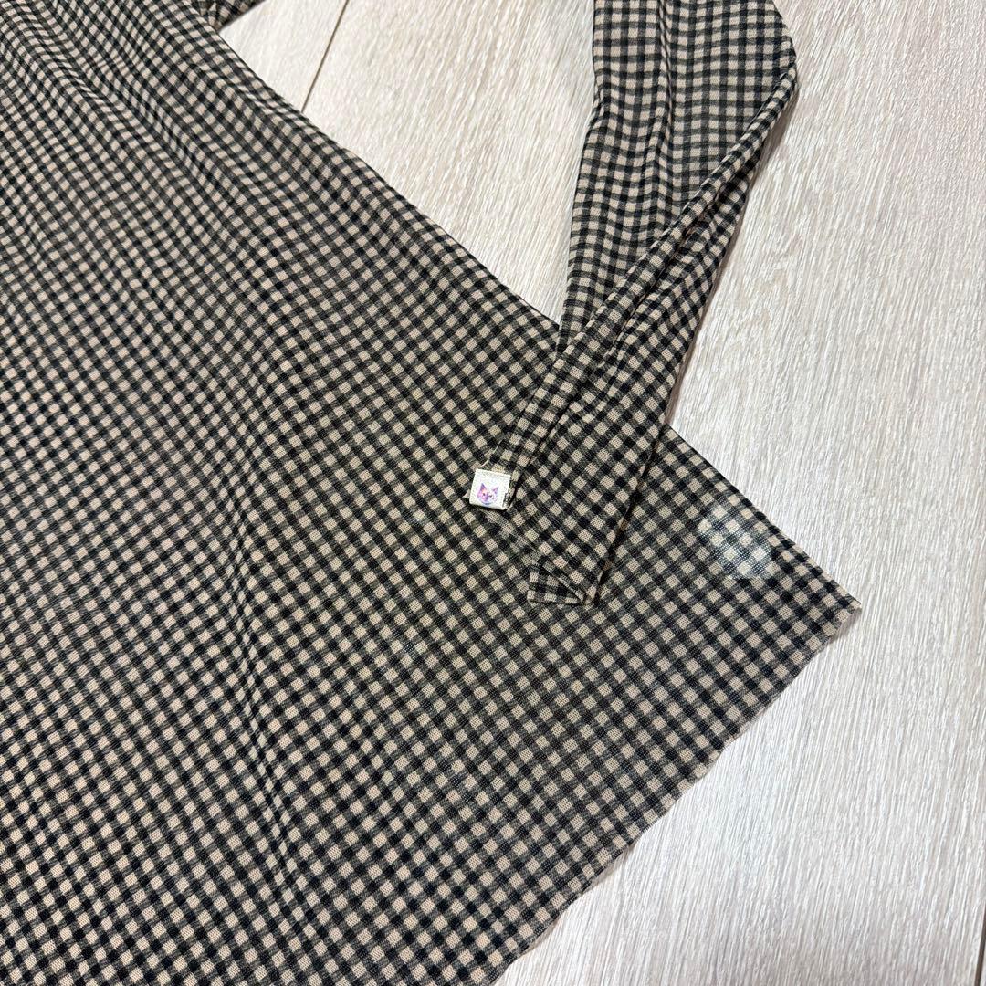 ウノア　Unoa チェック タートルネック 長袖ウェア