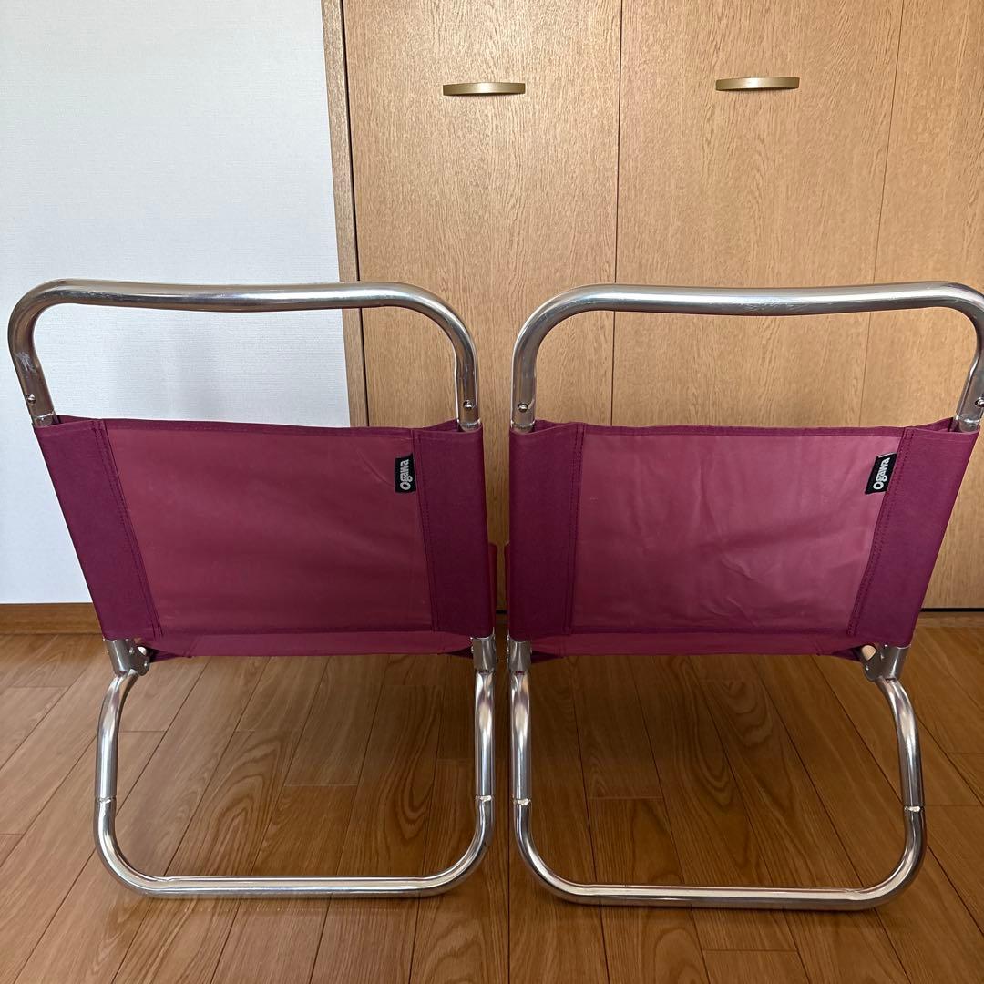 オガワ OGAWA フォールディングローチェア　2脚セット 廃盤