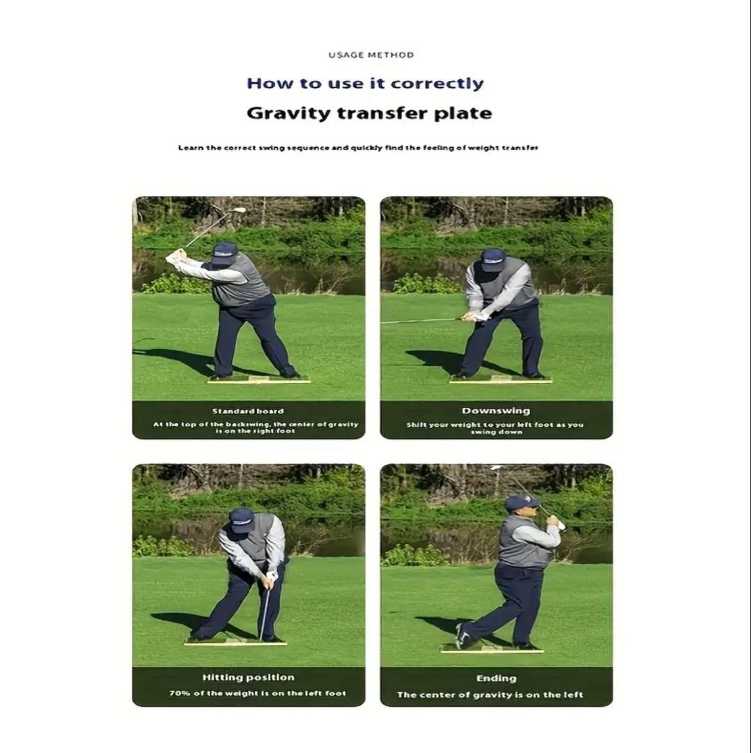 【新品】ゴルフ スイング 練習用 バランスボード トレーニング器具　PGM