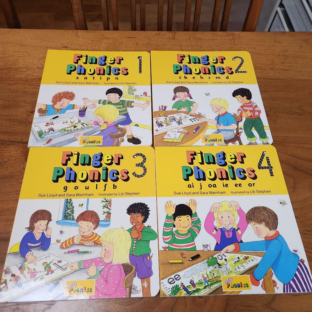 Jolly Phonics Finger Phonics1〜7 絵本 美品7冊 - メルカリ