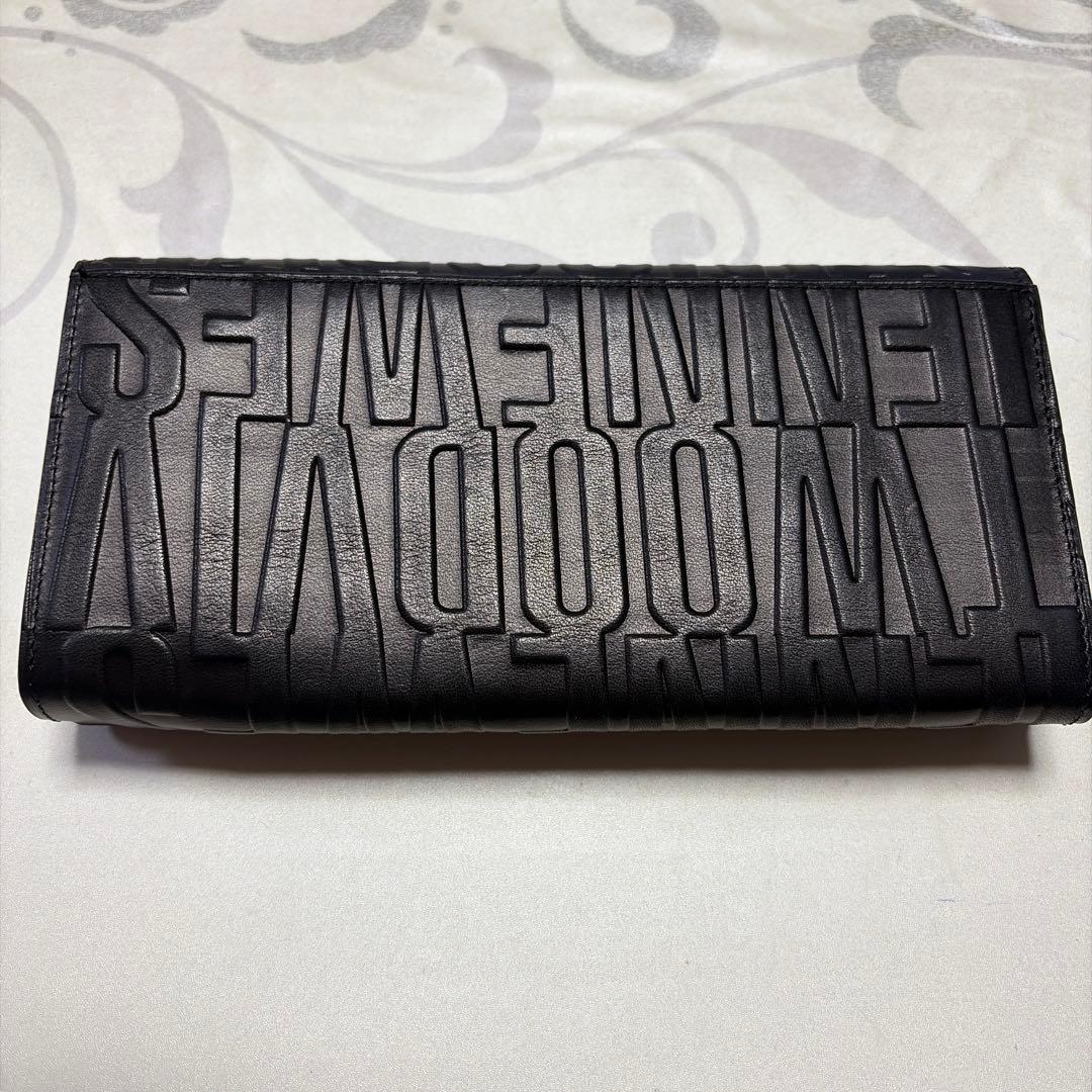 ヴィヴィアンウエストウッド 長財布 ロゴエンボス オーブ レザー　総柄