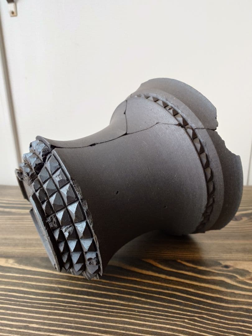 【未使用】 吉光窯 kikko 「Broken Studs FA」スタッズ 鉢