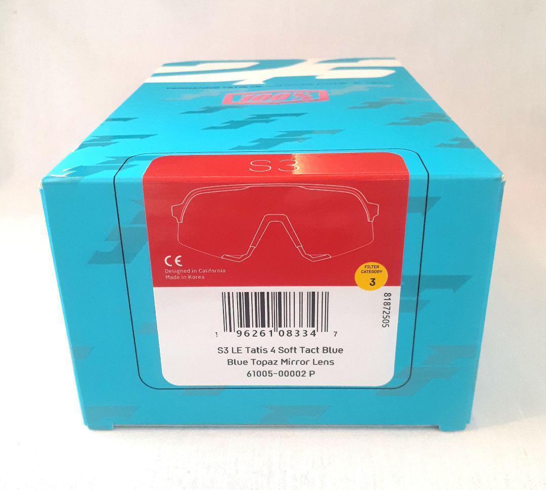 最新作 100% S3 タティス 2025 ワンハンドレッド サングラス