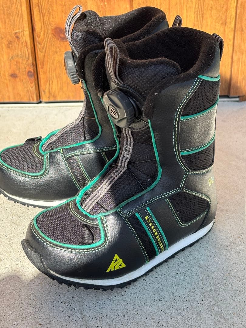 k2 キッズ スノーボード３点セット　ボード90cm ブーツ17.5cm