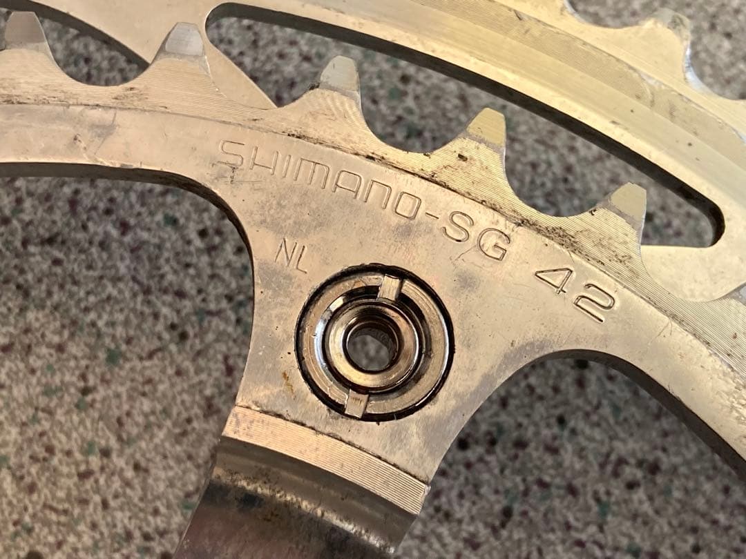 パーツ SHIMANO FC-7402 170mm 52/42T DURA-ACE