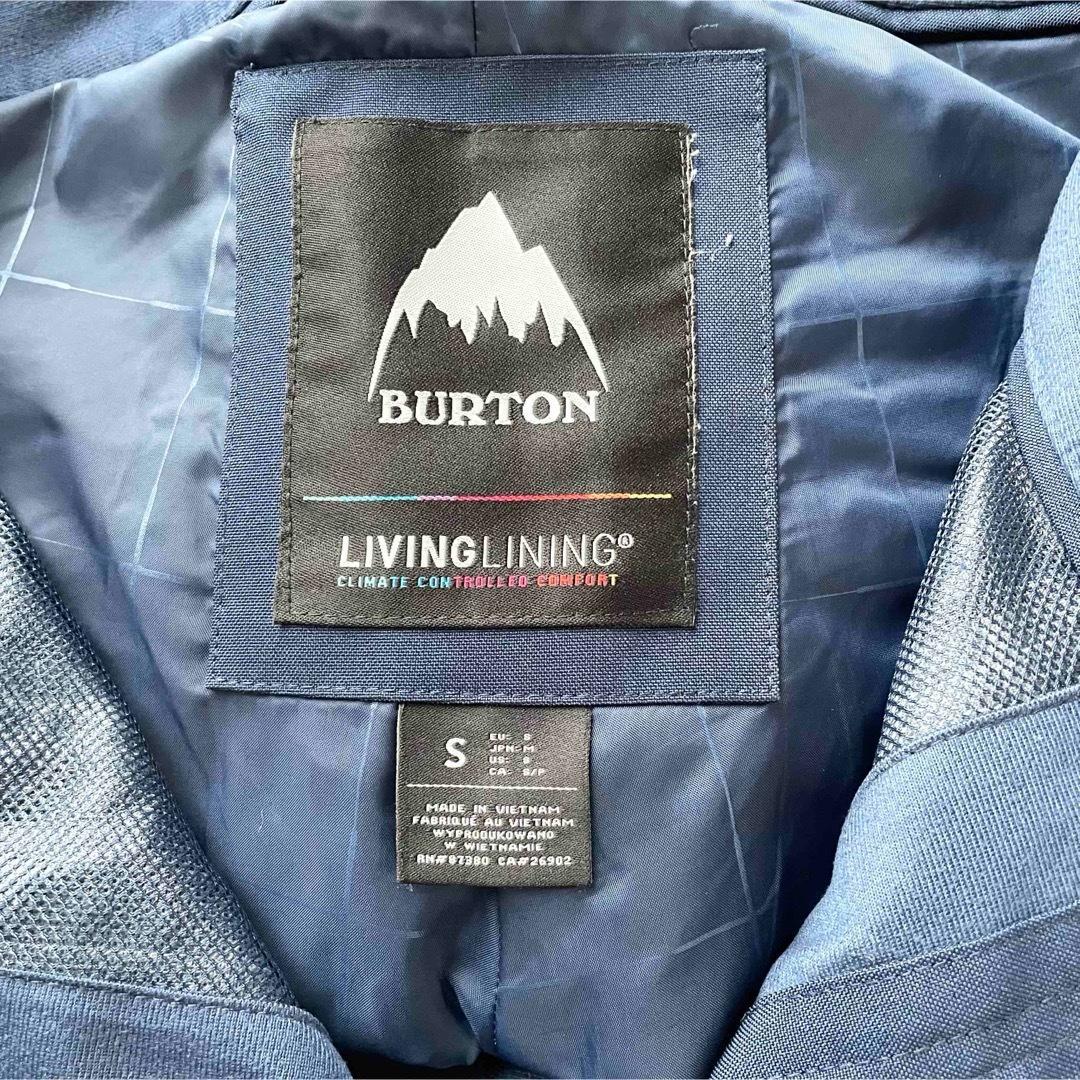 5464　バートン　ビブパンツ　メンズ　スノボウェア　中綿入り S ネイビー