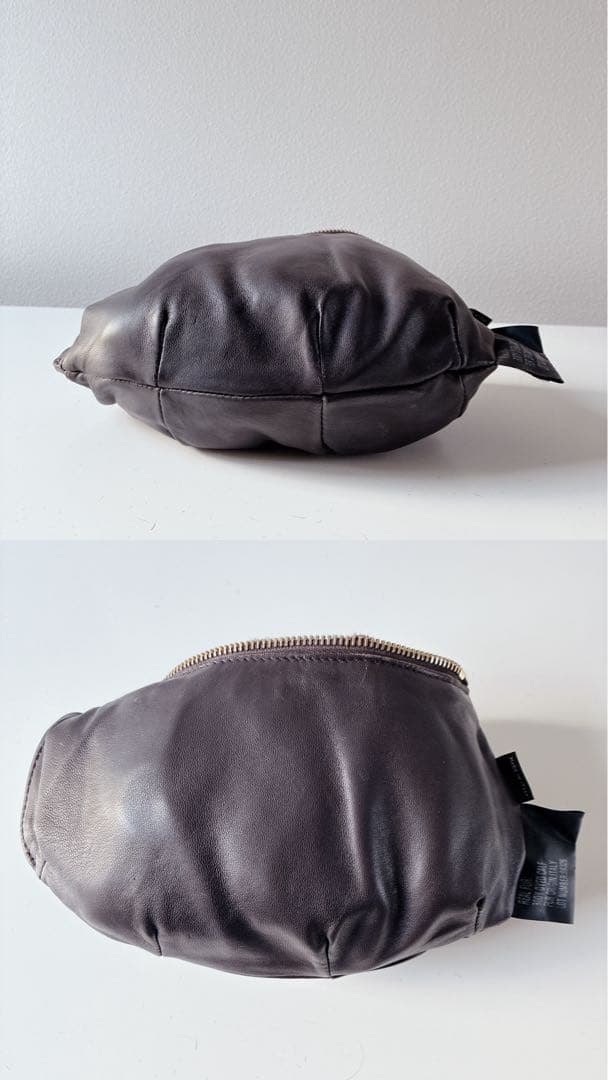 プラダ PRADA ポーチ レオパード柄 ハラコ 箱付き カバリーノ