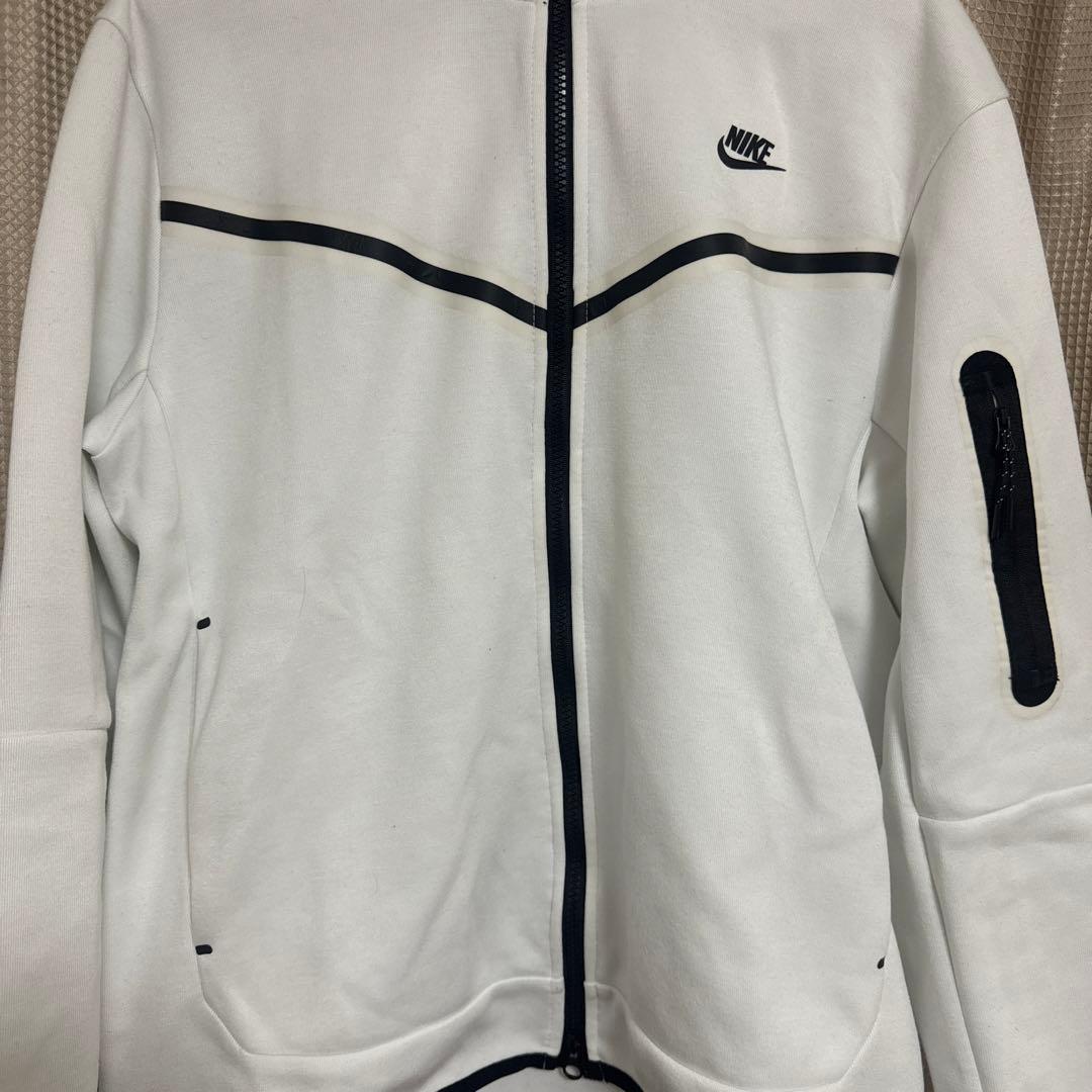 NIKEテックフリース ホワイト - メルカリ
