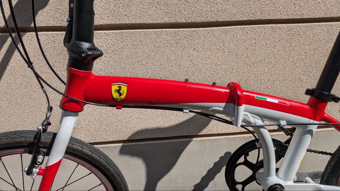 Ferrari フェラーリ スクーデリア 折りたたみ自転車変速機付き