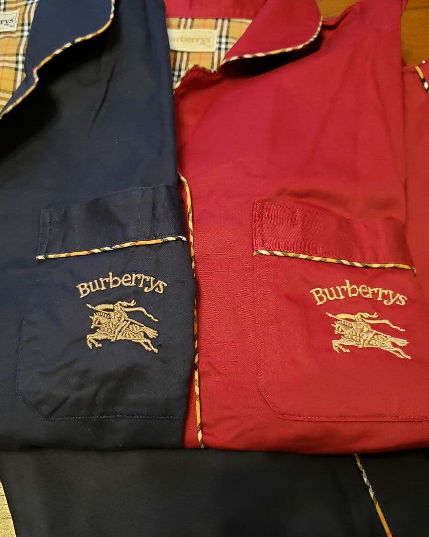 【未使用】Burberrys ペア パジャマ M
