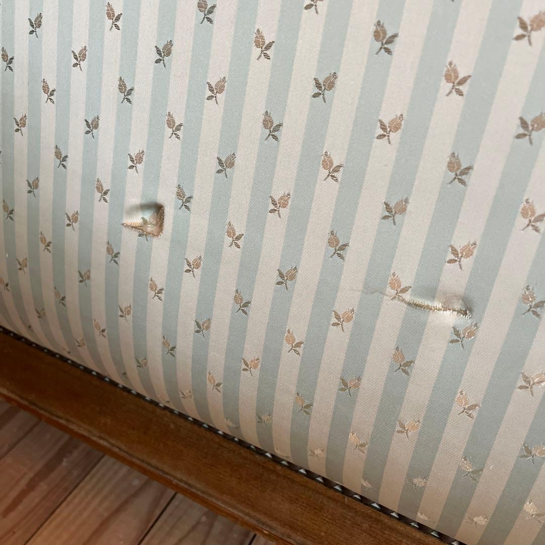 フランスアンティーク　スワン　ベッドフレーム　シングル